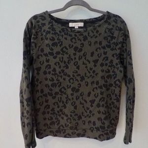 GUC Ann Taylor LOFT Animal Print Long Sleeve